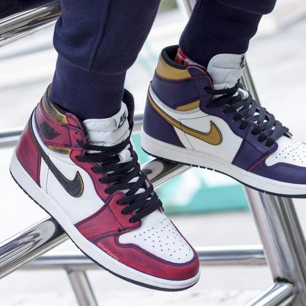 Air Jordan 1 Retro High SB 'LA To Chicago' Air Jordan 1 High OG shoes