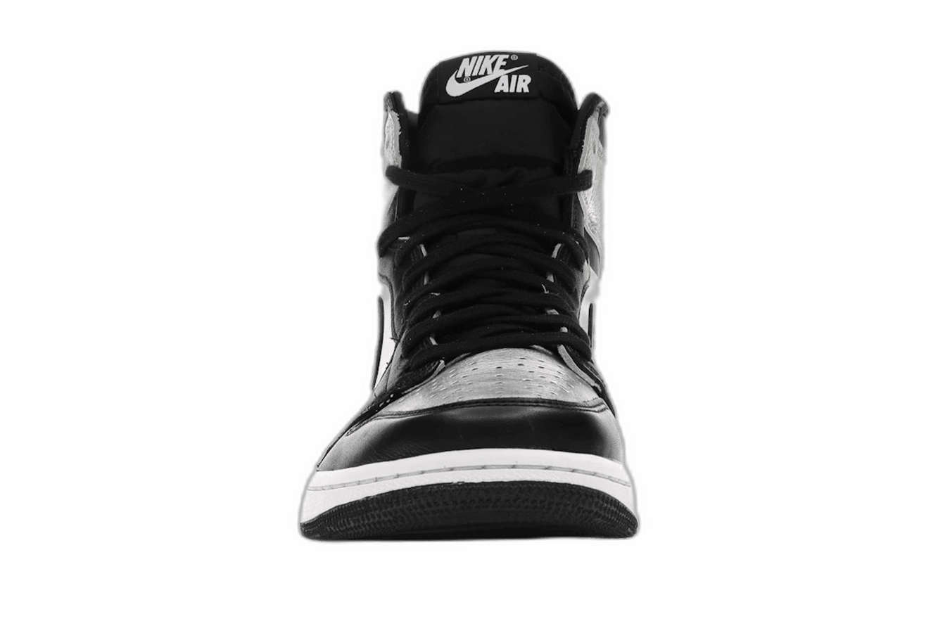 Air Jordan 1 Retro High Silver Toe High-cut throwback trainers