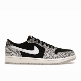 Air Jordan 1 Retro Low AND Black Cement Air Jordan 1 Low shoes with sleek lifestyle appeal