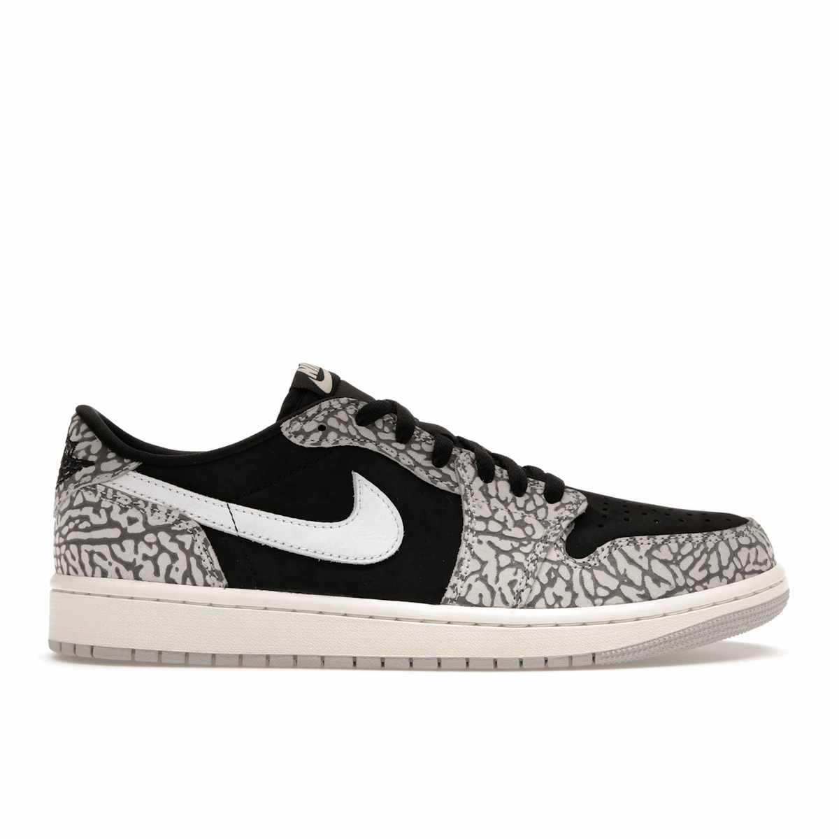 Air Jordan 1 Retro Low AND Black Cement Air Jordan 1 Low shoes with sleek lifestyle appeal
