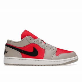 Air Jordan 1 Retro Low Light Iron Ore Siren Red Air Jordan 1 Low shoes with sleek lifestyle appeal