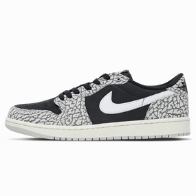 Air Jordan 1 Retro Low OG 'Black Cement' Air Jordan 1 Low sneakers perfect for casual outfits