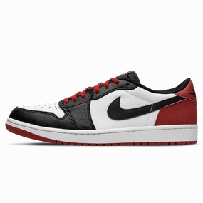 Air Jordan 1 Retro Low OG 'Black Toe' Air Jordan 1 sneakers with heritage court style
