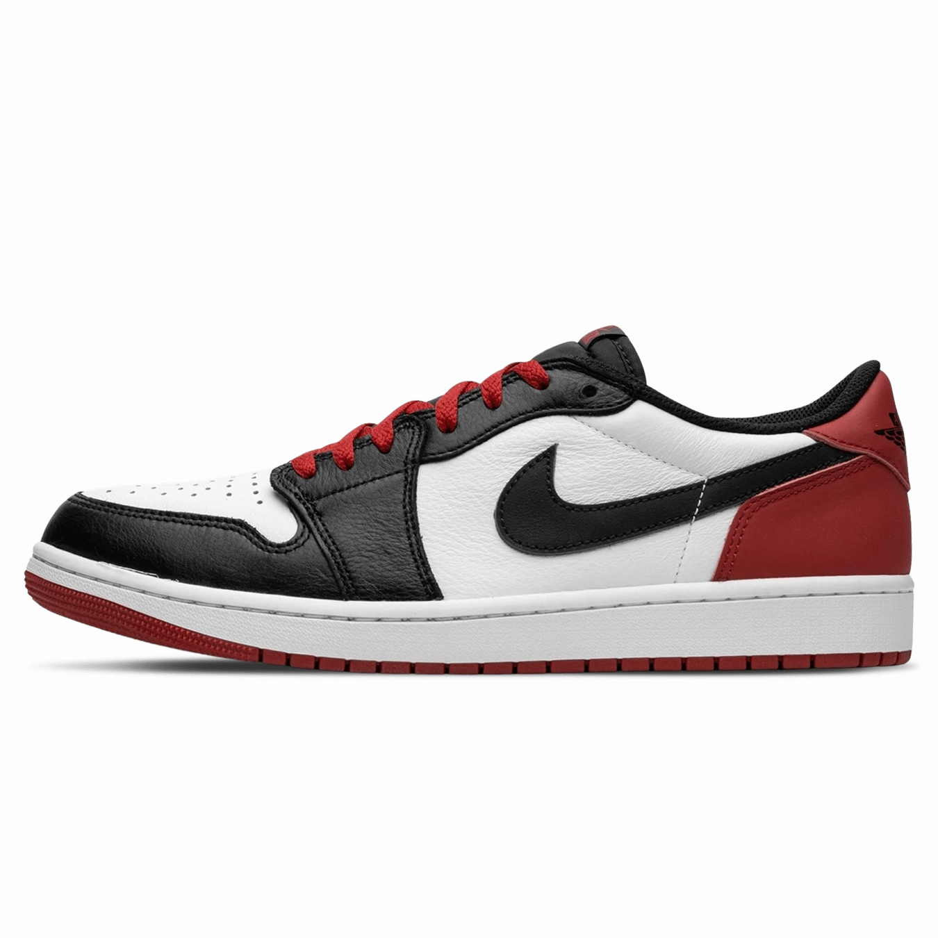 Air Jordan 1 Retro Low OG 'Black Toe' Air Jordan 1 sneakers with heritage court style