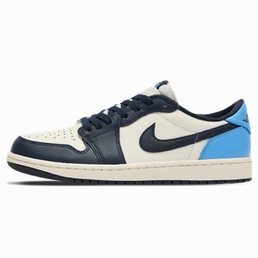 Air Jordan 1 Retro Low OG 'Obsidian UNC' Air Jordan 1 sneakers with heritage court style