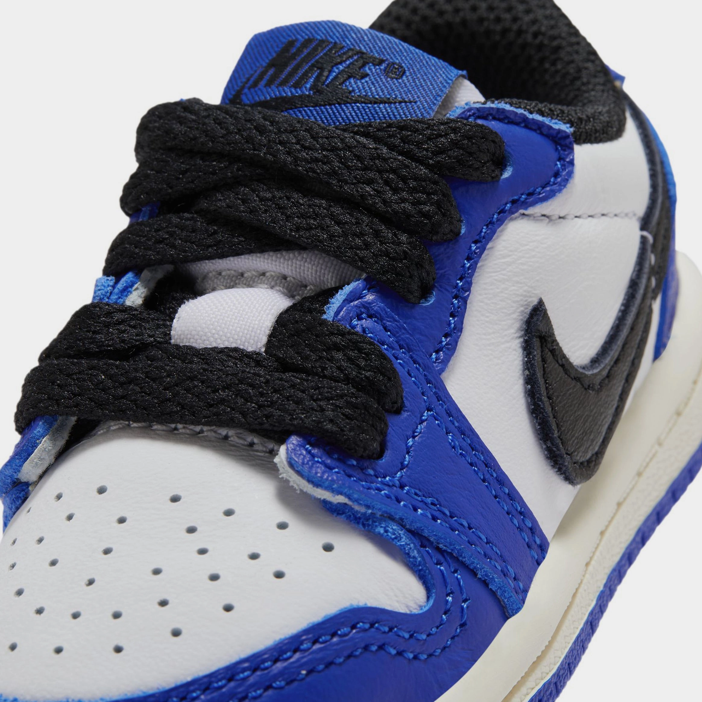 Air Jordan 1 Retro Low OG Game Royal Infant Toddler Lifestyle Shoes (White/Black/Game Royal) Air Jordan 1 original design shoes