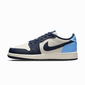 Air Jordan 1 Retro Low OG GS 'Obsidian UNC' Air Jordan 1 Low sneakers perfect for casual outfits