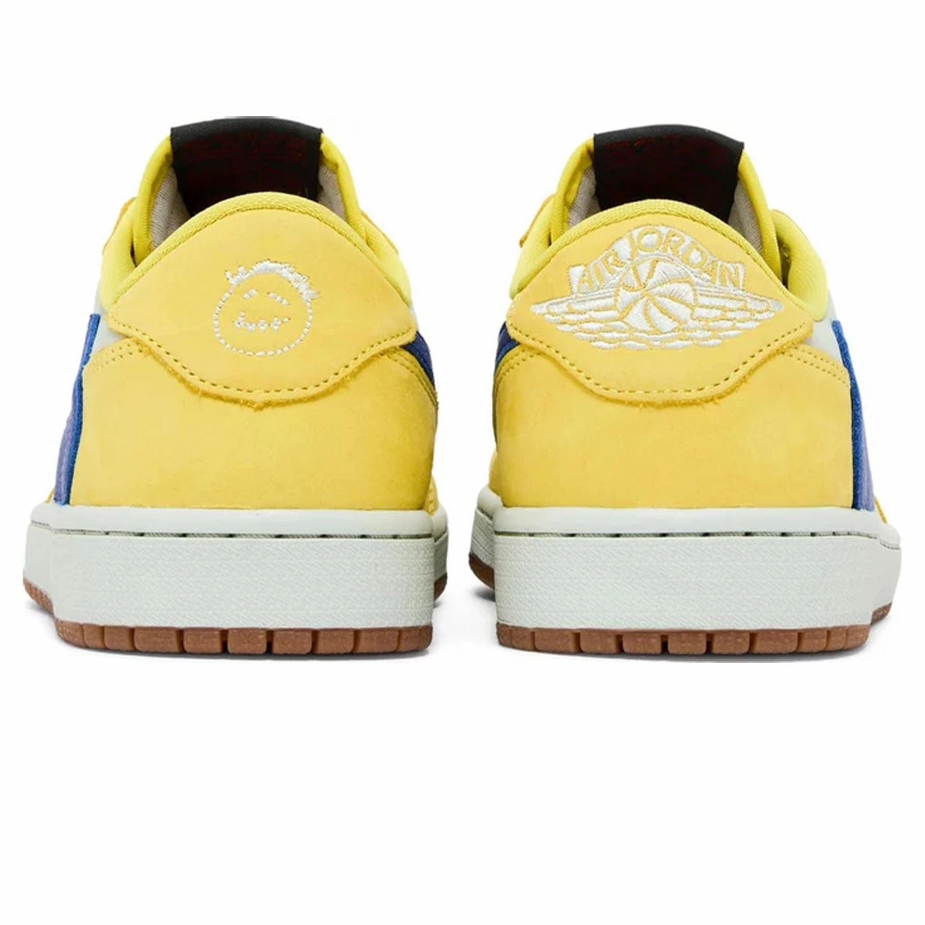 Air Jordan 1 Retro Low OG x Travis Scott Wmns 'Canary' Air Jordan 1 vintage style sneakers