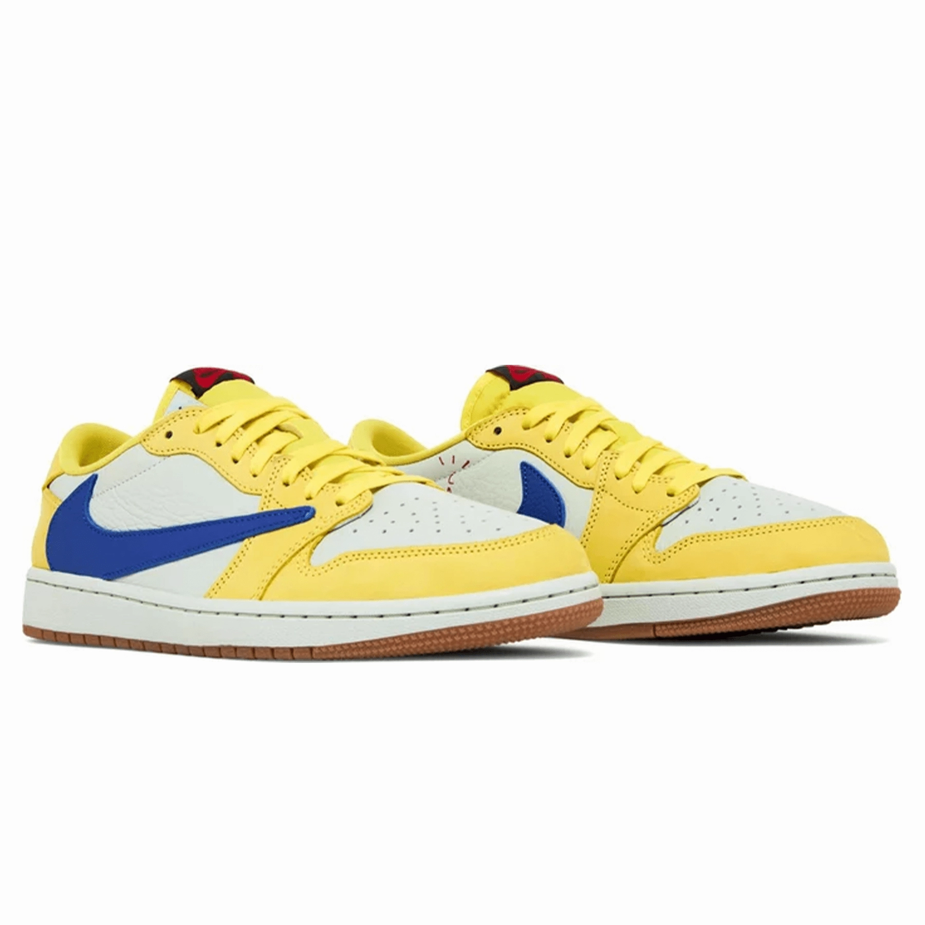 Air Jordan 1 Retro Low OG x Travis Scott Wmns 'Canary' Air Jordan 1 vintage style sneakers