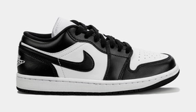 Air Jordan 1 Retro Low Panda Womens Lifestyle Shoes (Black/White) Air Jordan 1 classic shoes for streetwear looks