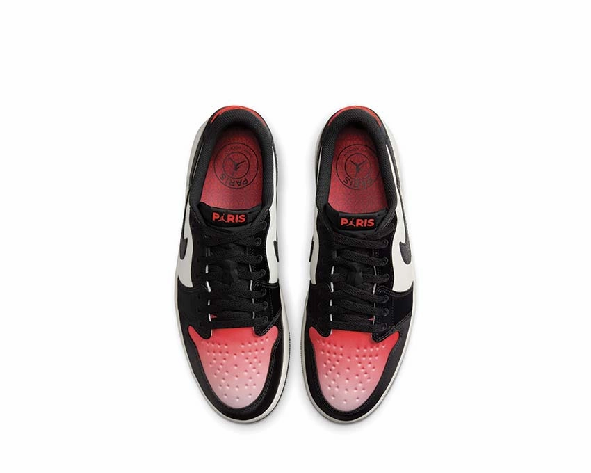 Air Jordan 1 Retro Low PSG Vintage leather court sneakers