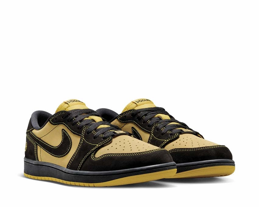 Air Jordan 1 Retro Low "Quai 54" Vintage leather court sneakers