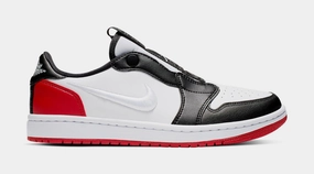 Air Jordan 1 Retro Low Slip Womens Lifestyle Shoes (White/Gym Red/Black) Air Jordan 1 classic shoes for streetwear looks
