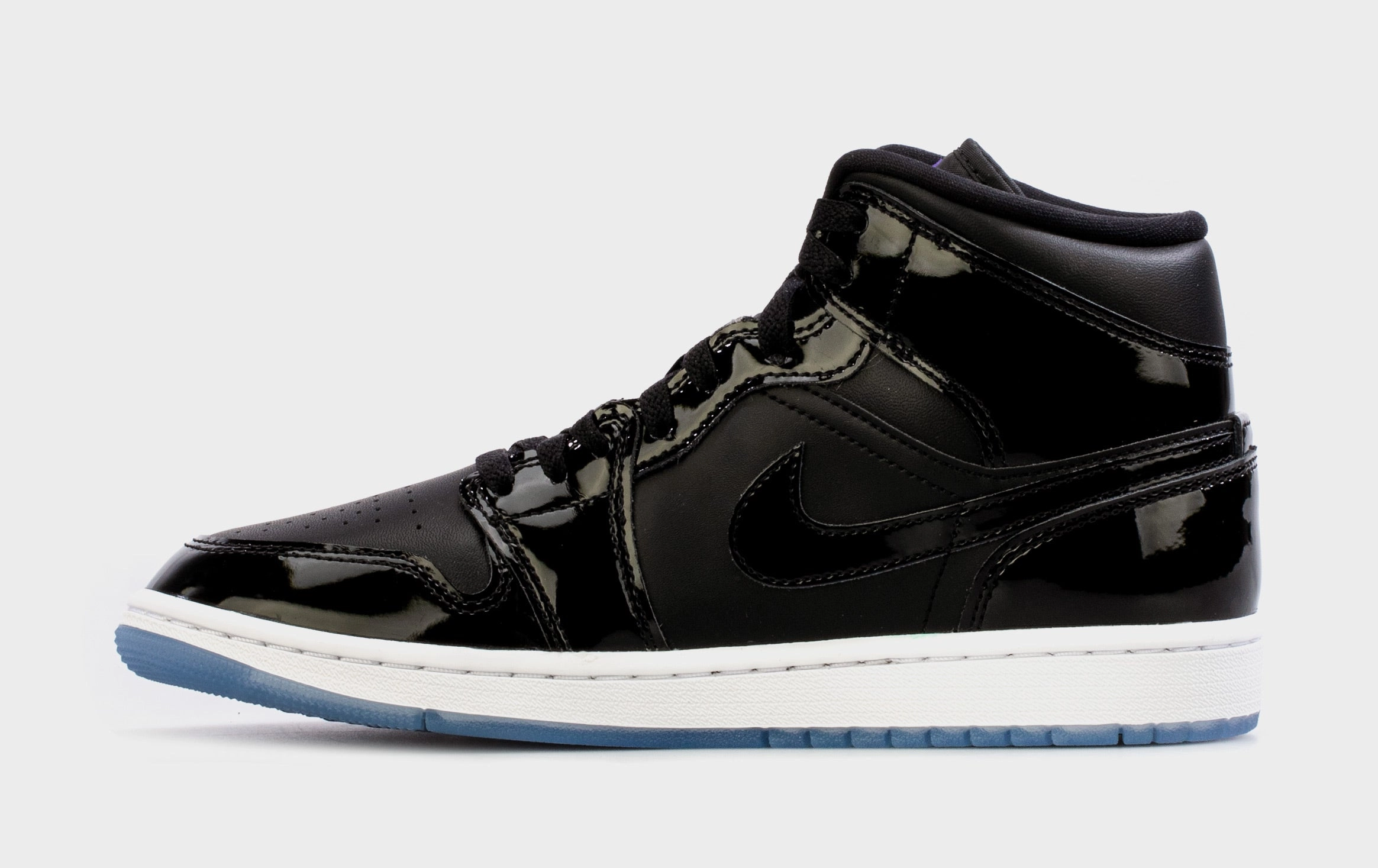 Air Jordan 1 Retro Mid Space Jam Mens Lifestyle Shoes (Black) Air Jordan 1 original design shoes
