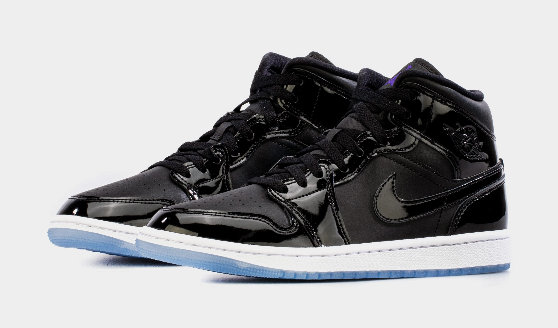 Air Jordan 1 Retro Mid Space Jam Mens Lifestyle Shoes (Black) Air Jordan 1 original design shoes