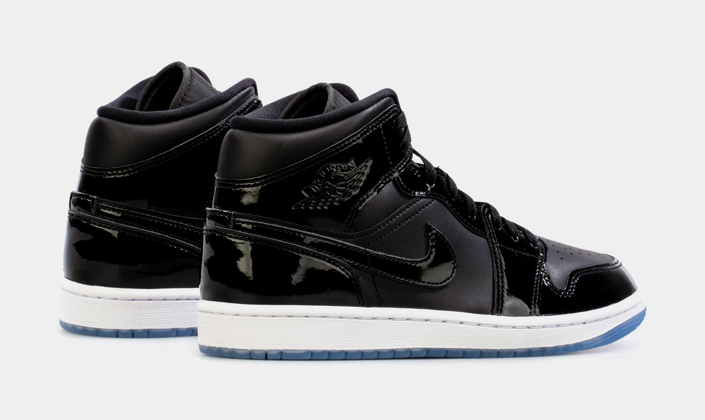 Air Jordan 1 Retro Mid Space Jam Mens Lifestyle Shoes (Black) Air Jordan 1 original design shoes