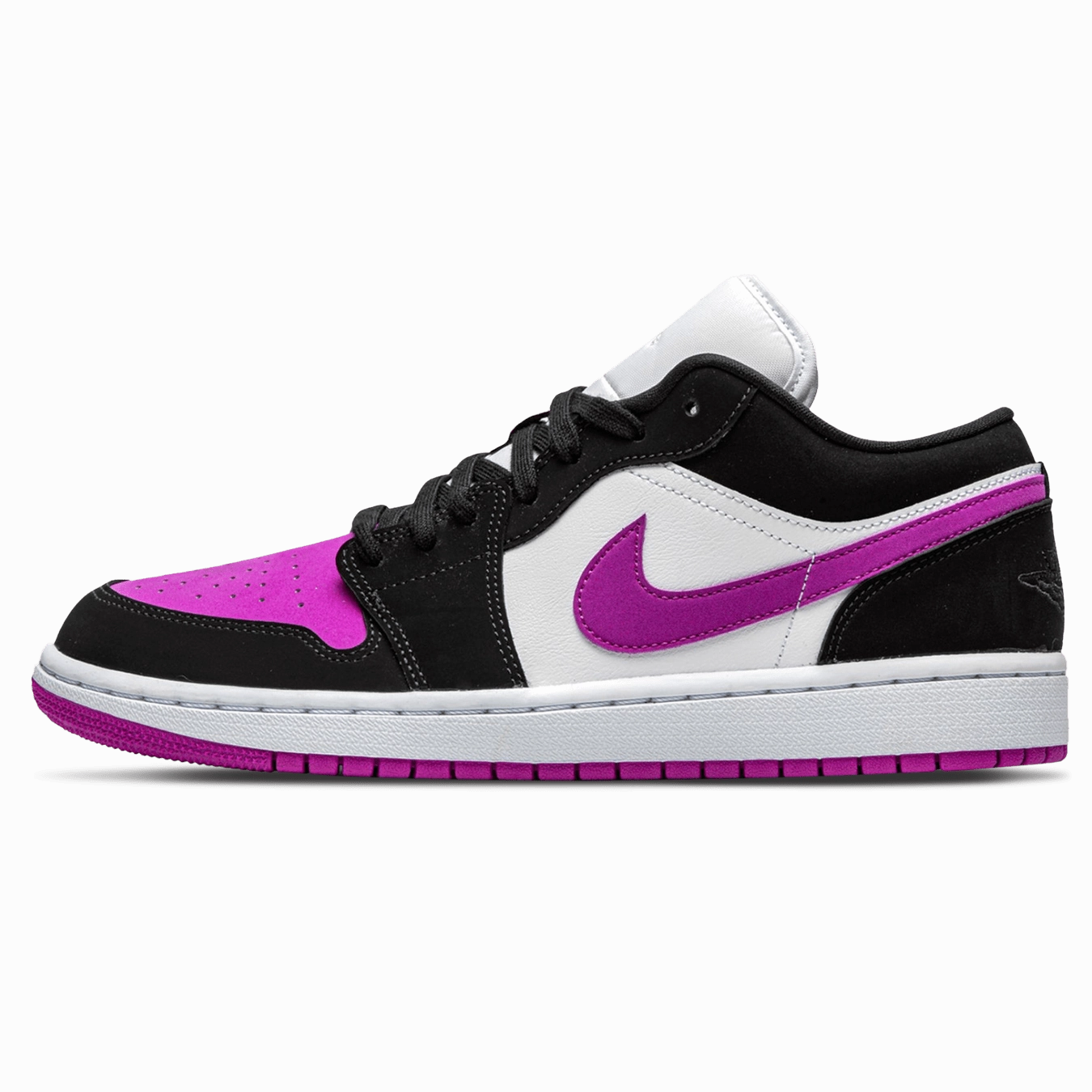 Air Jordan 1 Wmns 'Black Cactus Flower' Air Jordan 1 sneakers with heritage court style