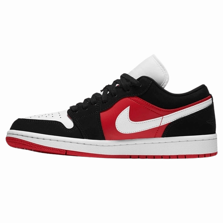 Air Jordan 1 Wmns Low 'Gym Red Black' Air Jordan 1 timeless sneakers for Jordan fans