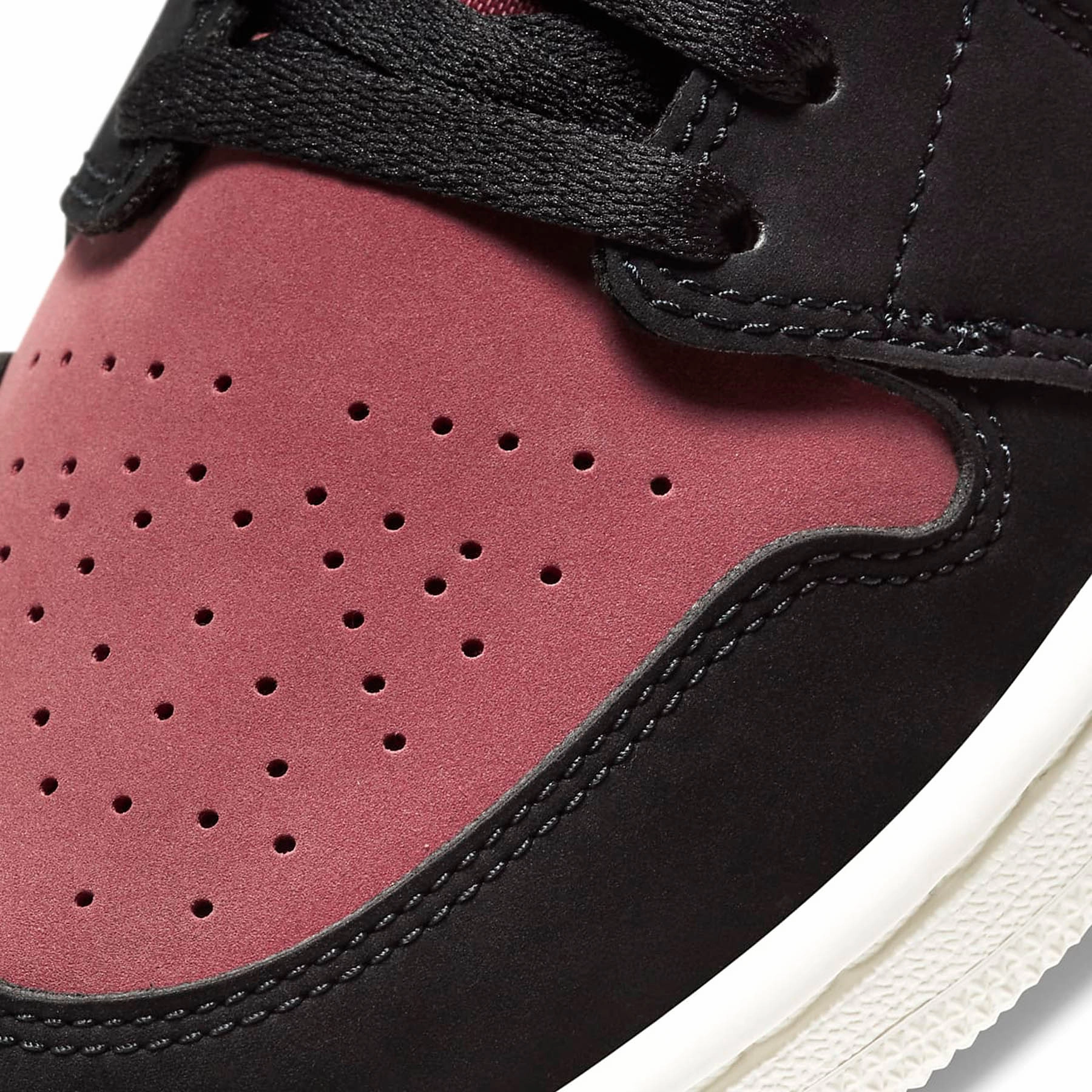 Air Jordan 1 Wmns Mid 'Burgundy Dusty Pink' Air Jordan 1 vintage style sneakers