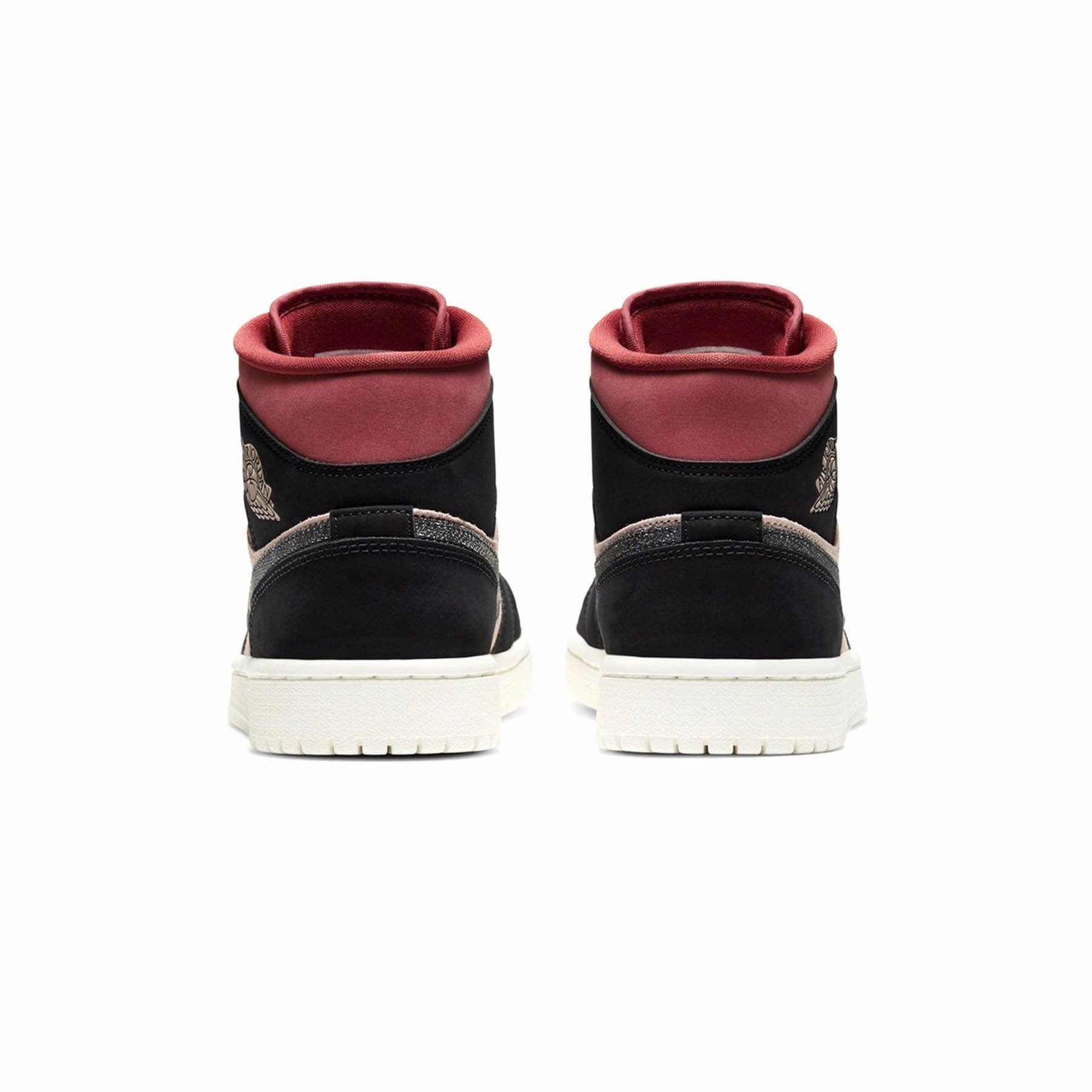 Air Jordan 1 Wmns Mid 'Burgundy Dusty Pink' Air Jordan 1 vintage style sneakers