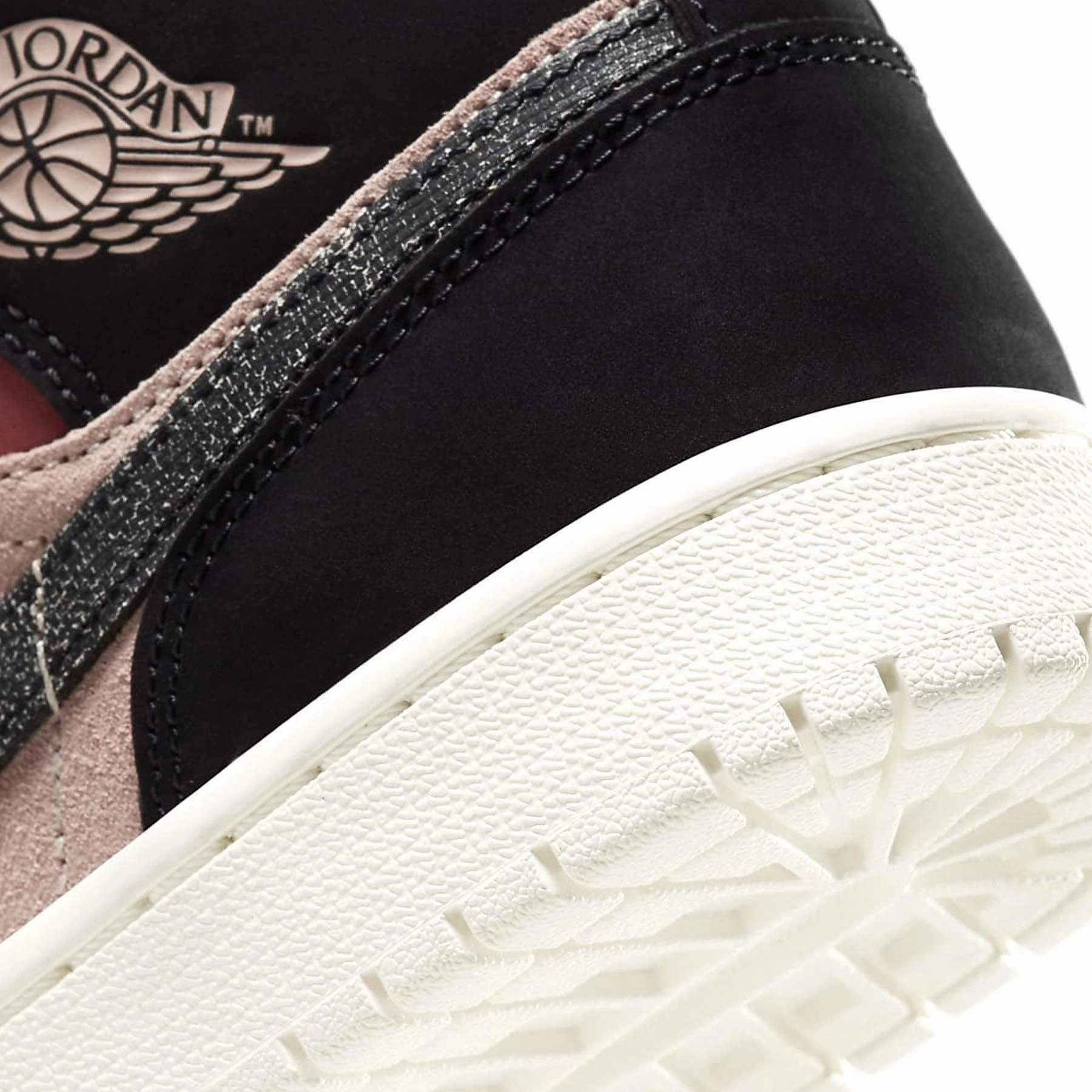 Air Jordan 1 Wmns Mid 'Burgundy Dusty Pink' Air Jordan 1 vintage style sneakers