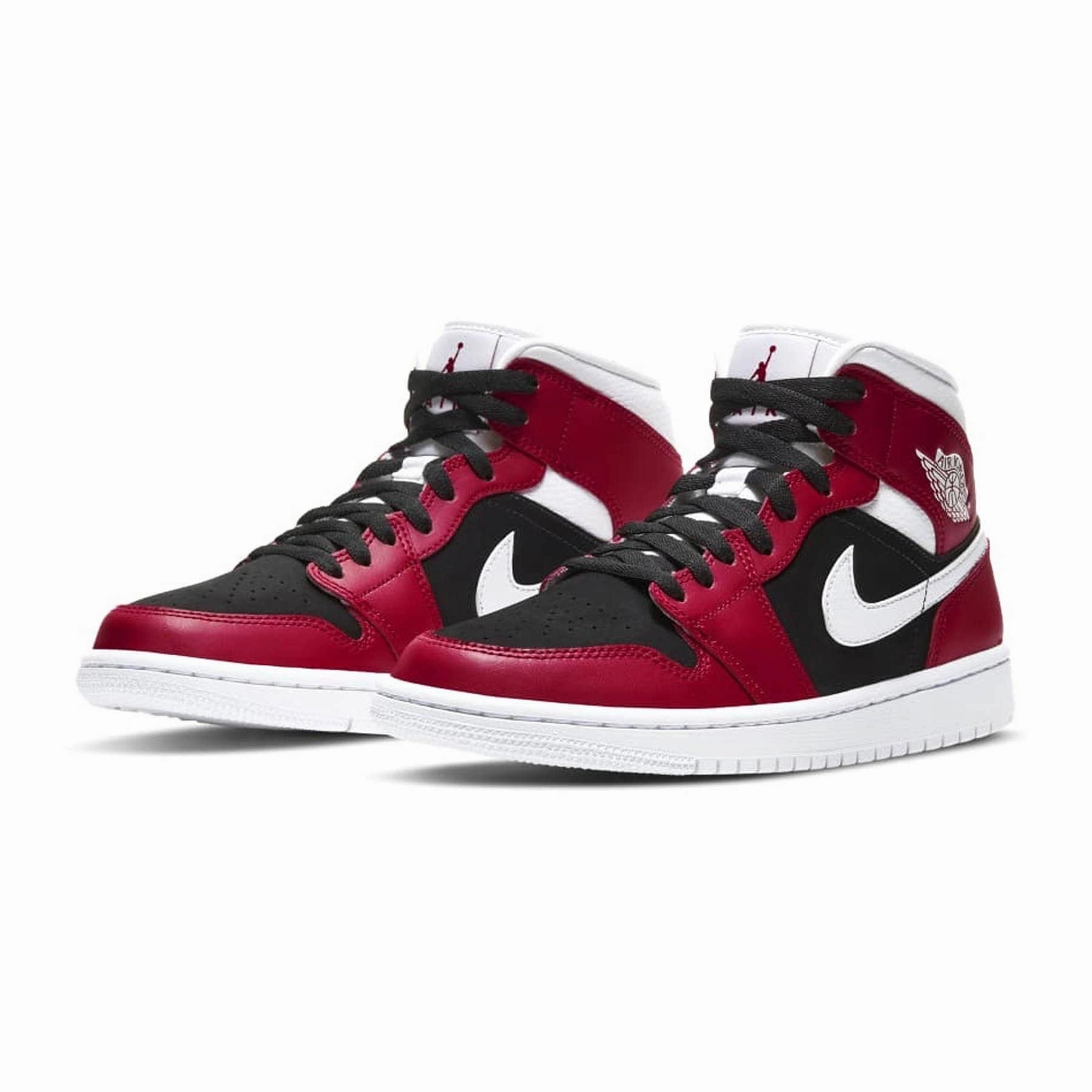Air Jordan 1 Wmns Mid 'Gym Red Black' Air Jordan 1 vintage style sneakers
