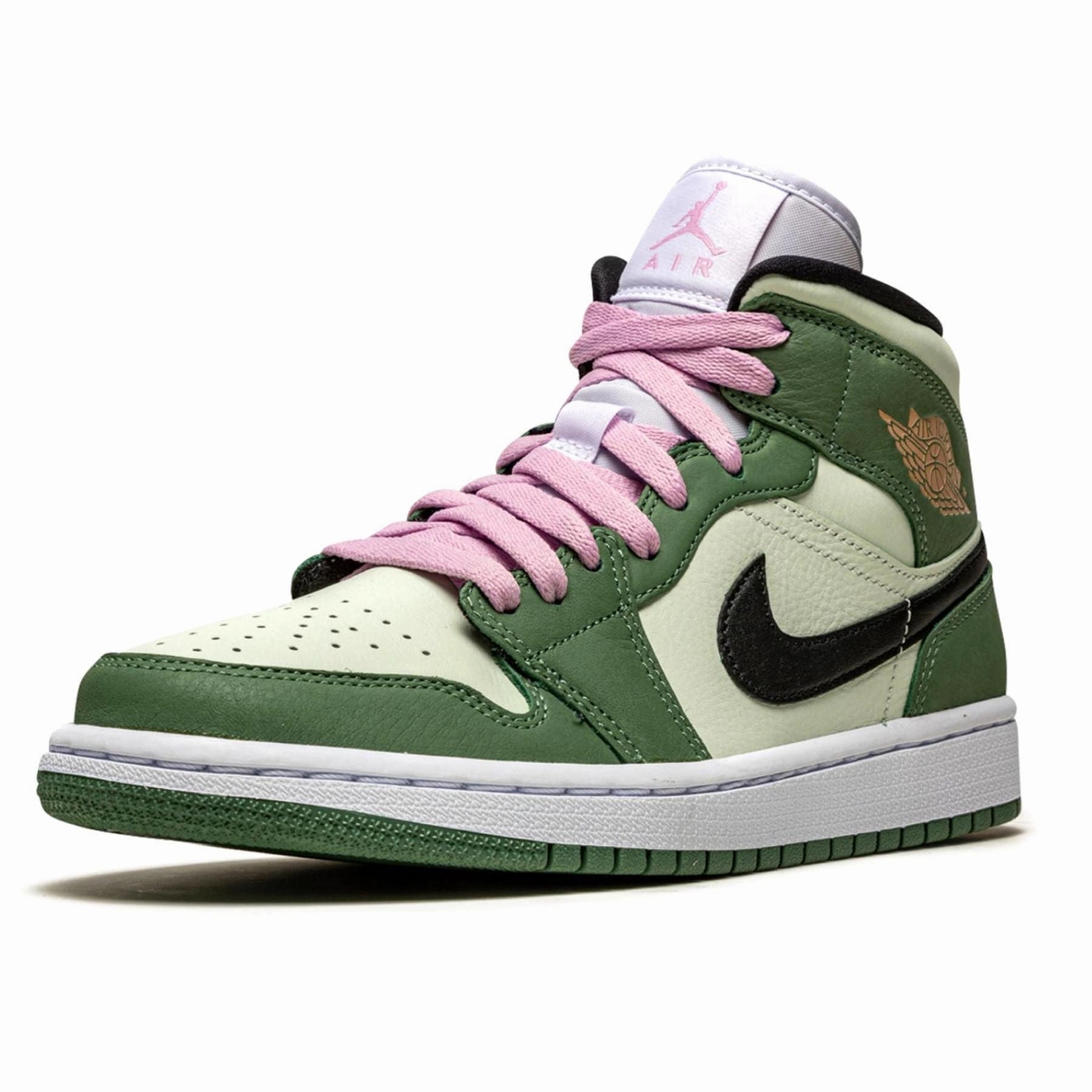 Air Jordan 1 Wmns Mid SE 'Dutch Green' Air Jordan 1 vintage style sneakers