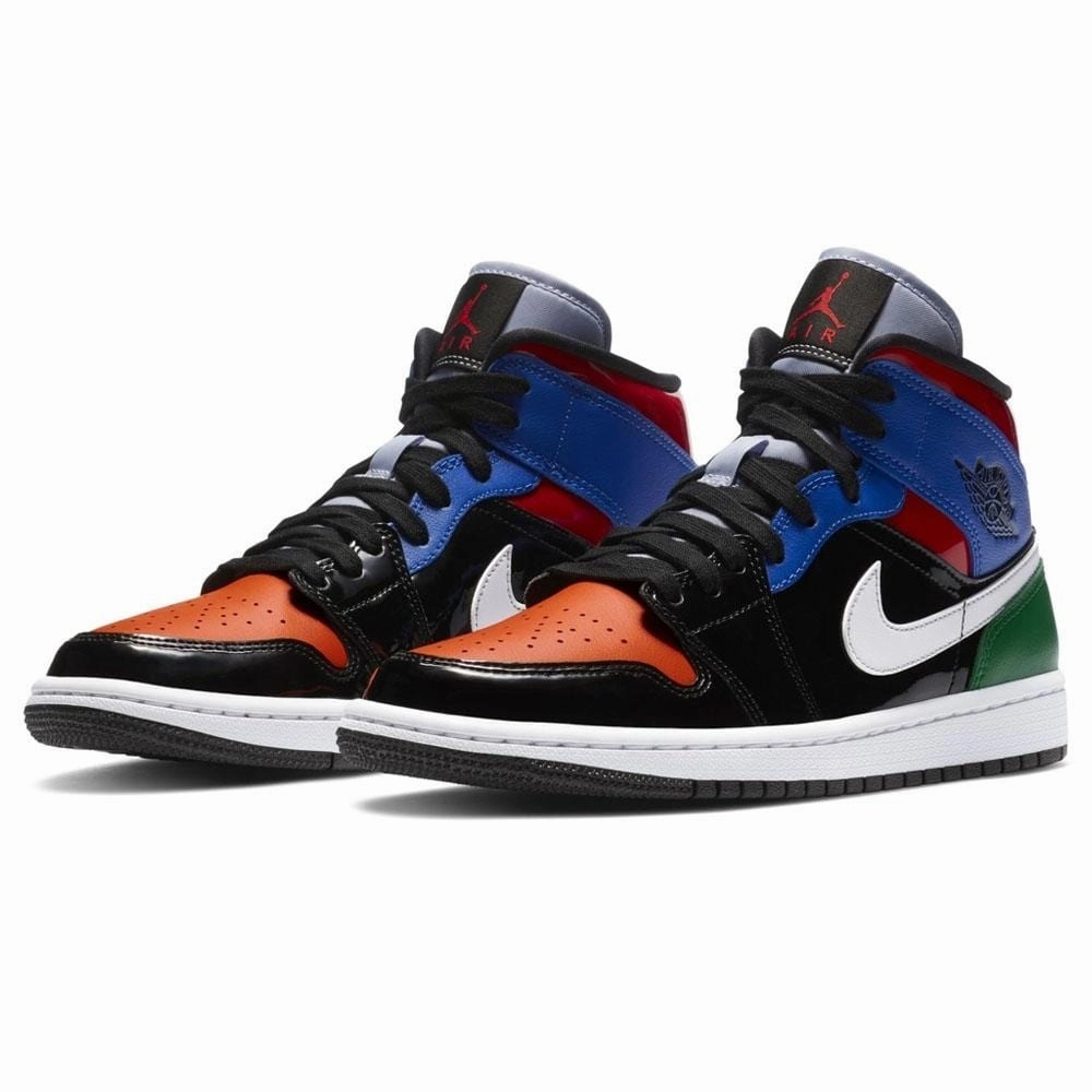 Air Jordan 1 Wmns Mid SE 'Multi Patent' Air Jordan 1 vintage style sneakers