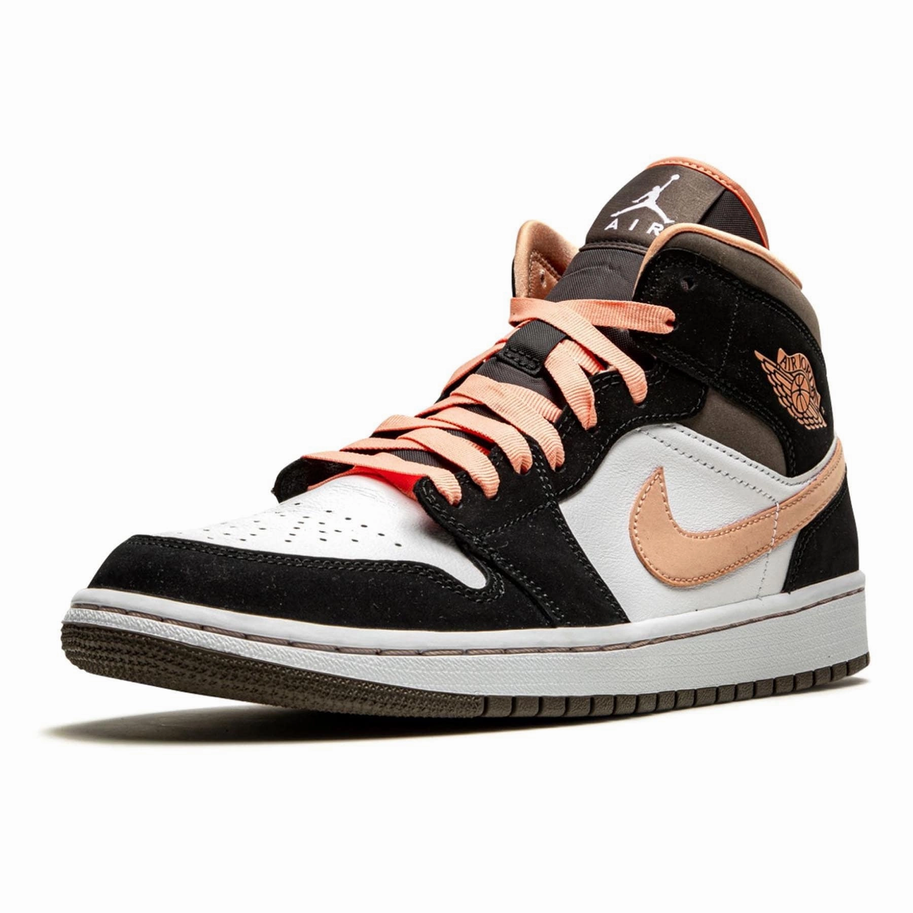 Air Jordan 1 Wmns Mid SE 'Peach Mocha' Air Jordan 1 vintage style sneakers
