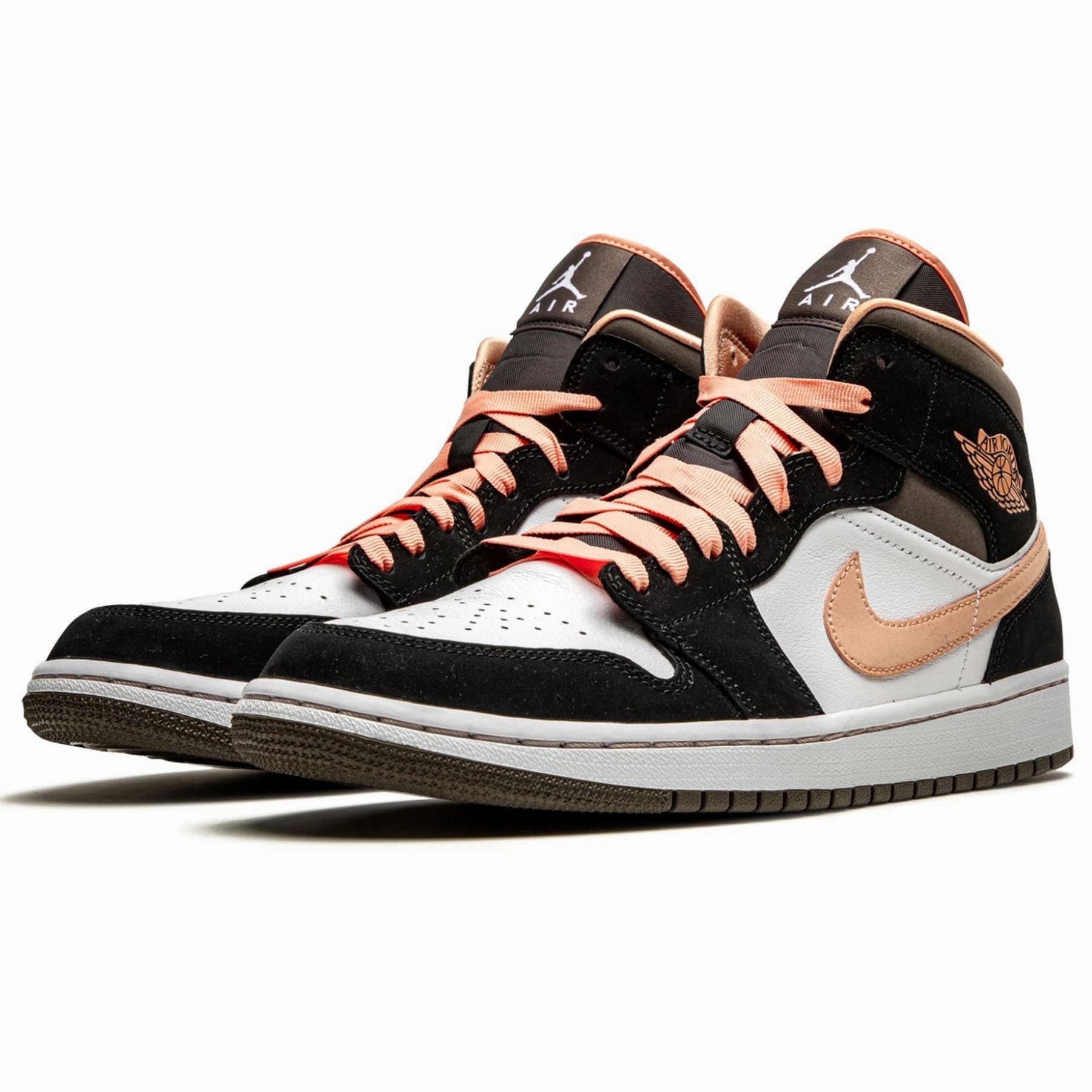 Air Jordan 1 Wmns Mid SE 'Peach Mocha' Air Jordan 1 vintage style sneakers
