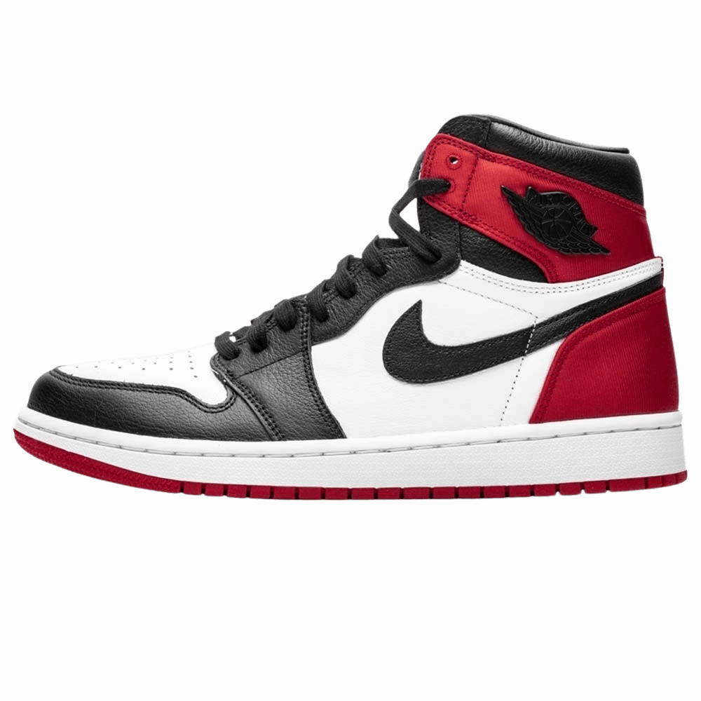 Air Jordan 1 Wmns Retro High 'Satin Black Toe' Air Jordan 1 High classic sneakers with premium finish