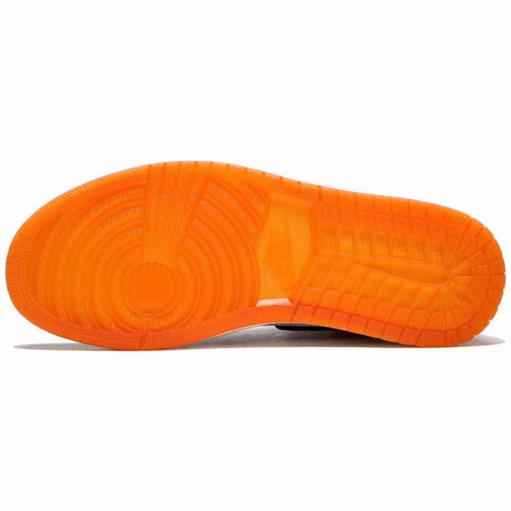Air Jordan 1 WMNS Satin 'Shattered Backboard' Orange Black Air Jordan 1 High OG shoes