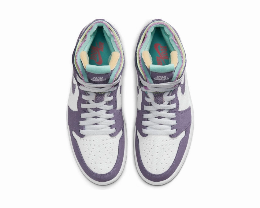 Air Jordan 1 Zoom Air Comfort Vintage leather court sneakers