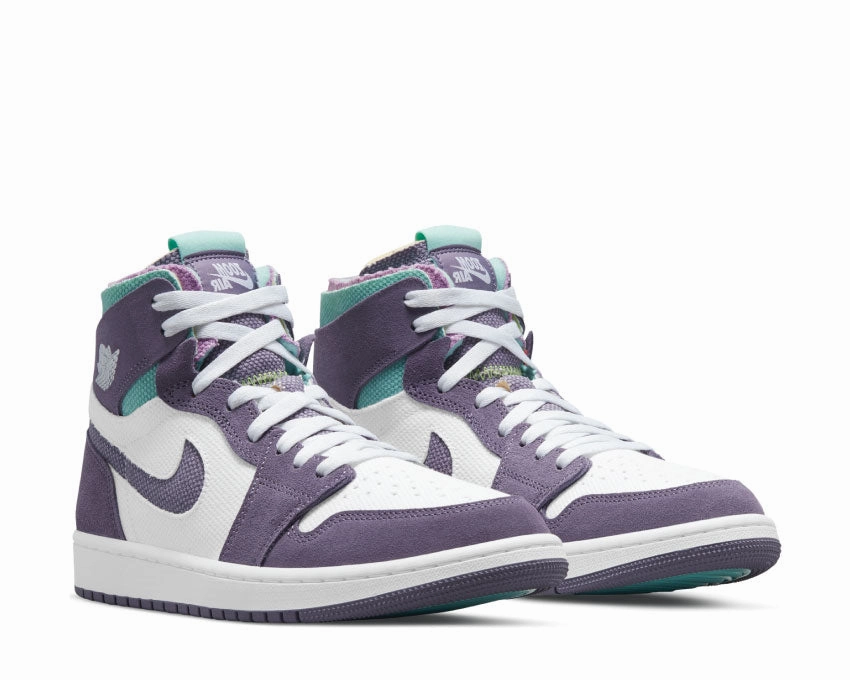 Air Jordan 1 Zoom Air Comfort Vintage leather court sneakers