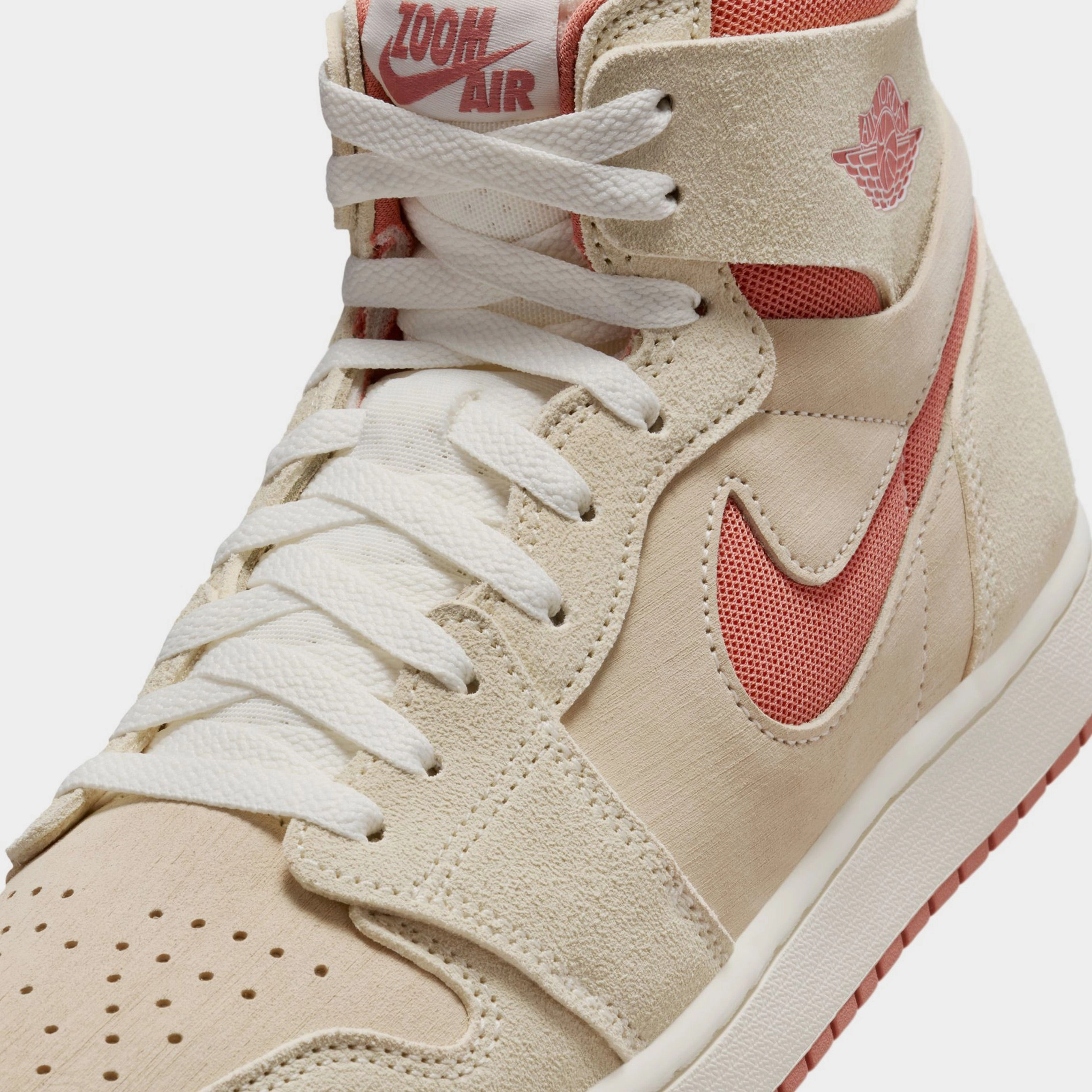 Air Jordan 1 Zoom CMFT 2 Mens Basketball Shoes (Sail/Terra Blush/Burnt Sunrise/Sail) Air Jordan 1 original design shoes