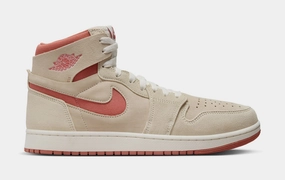 Air Jordan 1 Zoom CMFT 2 Mens Basketball Shoes (Sail/Terra Blush/Burnt Sunrise/Sail) Air Jordan 1 classic shoes for streetwear looks