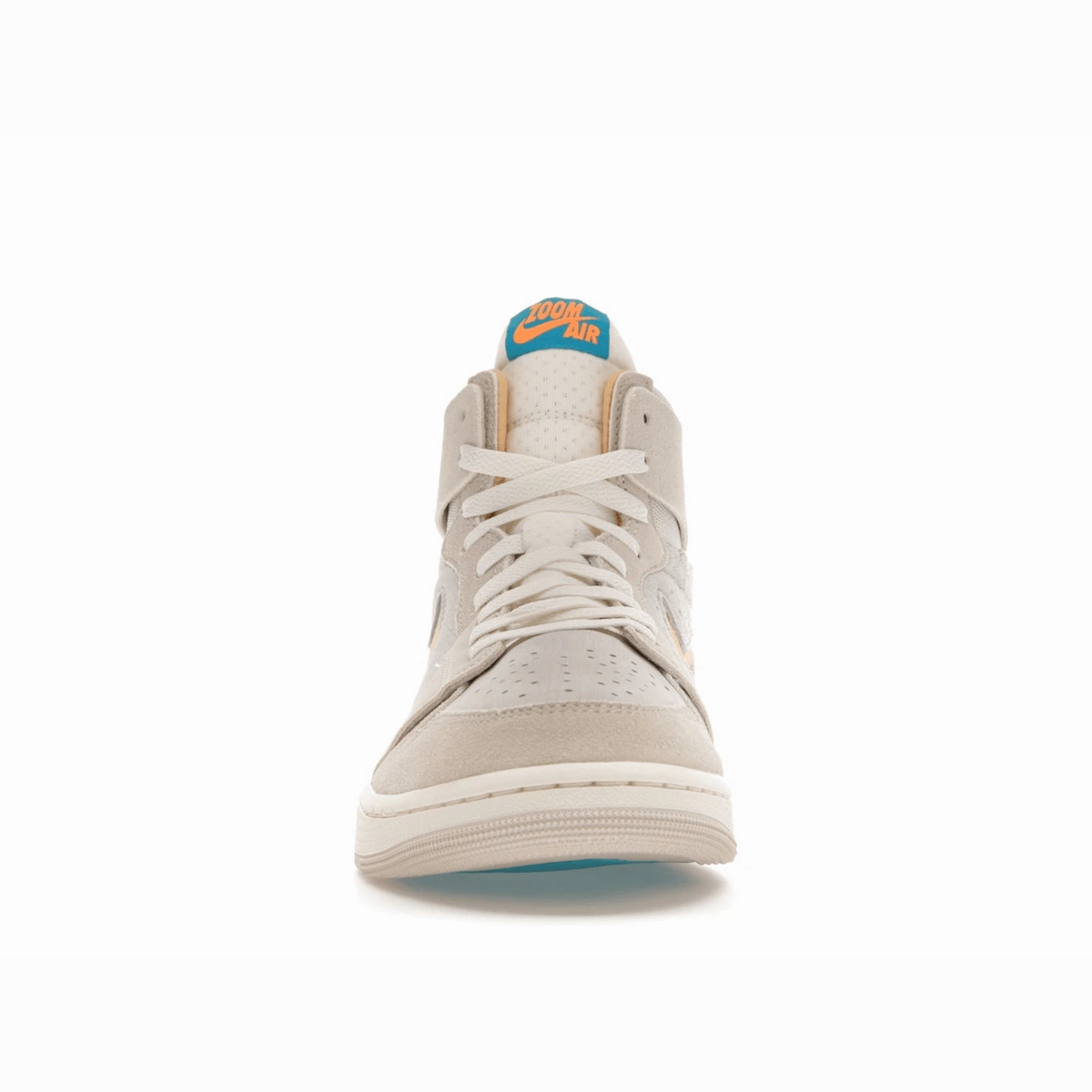 Air Jordan 1 Zoom CMFT 2 Orewood Brown Bright Citrus Sail High-cut throwback trainers