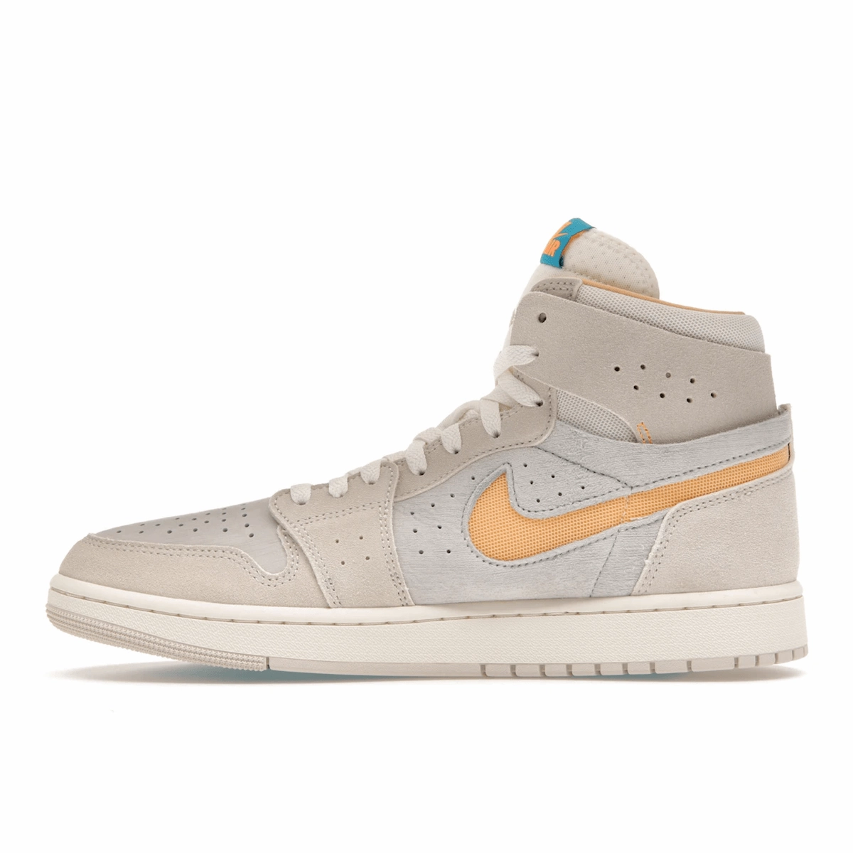 Air Jordan 1 Zoom CMFT 2 Orewood Brown Bright Citrus Sail High-cut throwback trainers