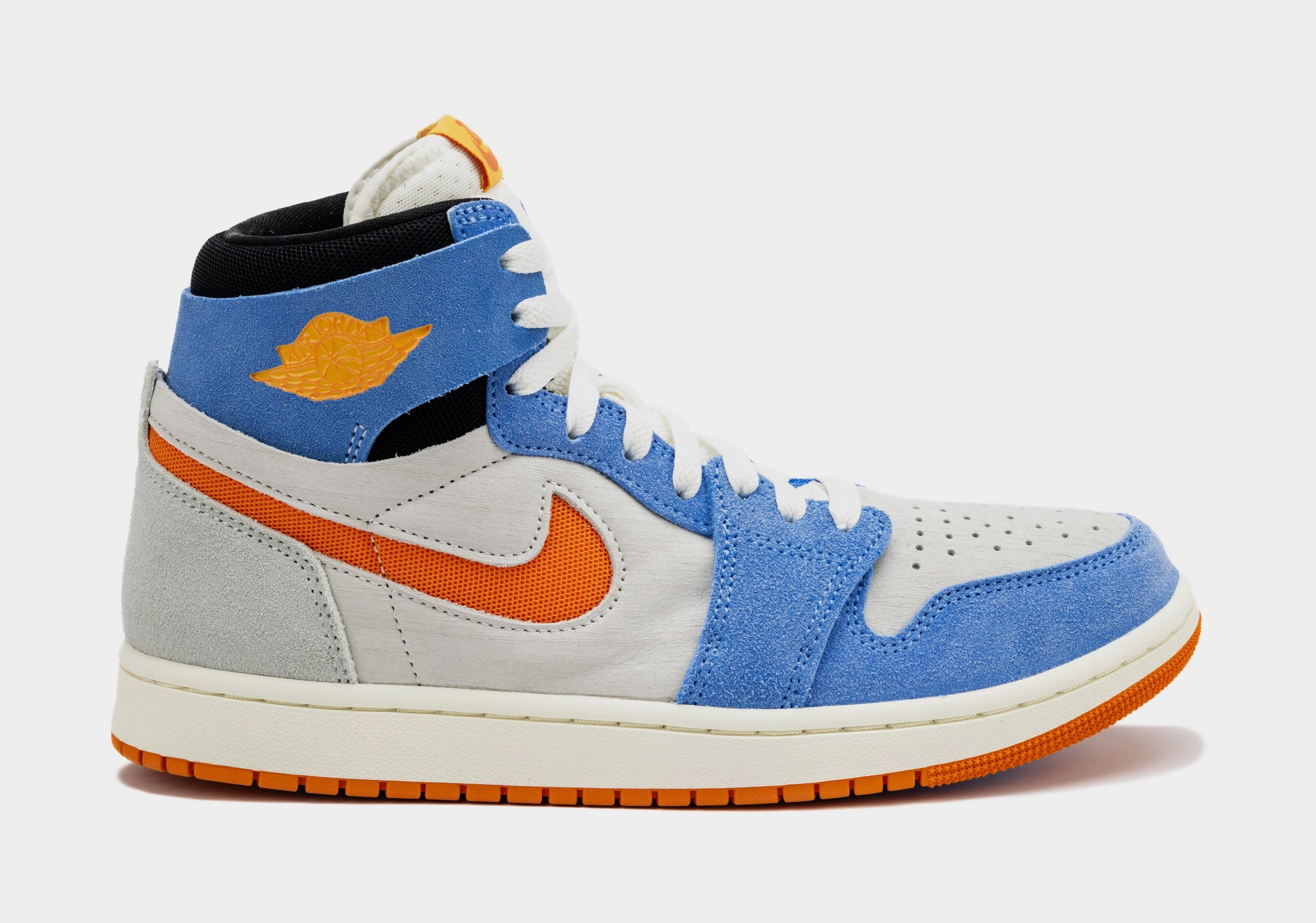 Air Jordan 1 Zoom CMFT 2 Royal Pulse Mens Basketball Lifestyle Shoes (Blue/Orange) Air Jordan 1 classic shoes for streetwear looks