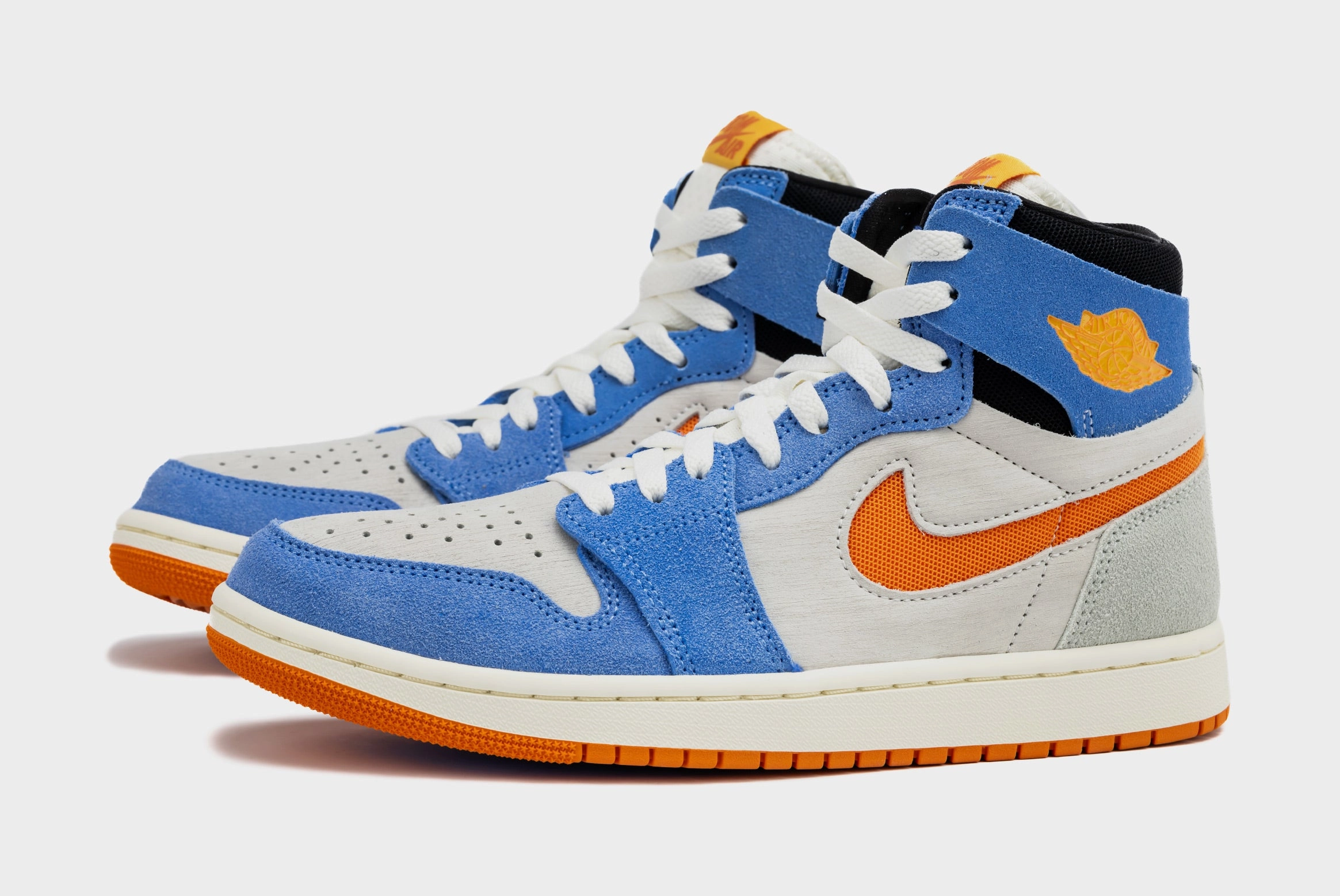 Air Jordan 1 Zoom CMFT 2 Royal Pulse Mens Basketball Lifestyle Shoes (Blue/Orange) Air Jordan 1 original design shoes