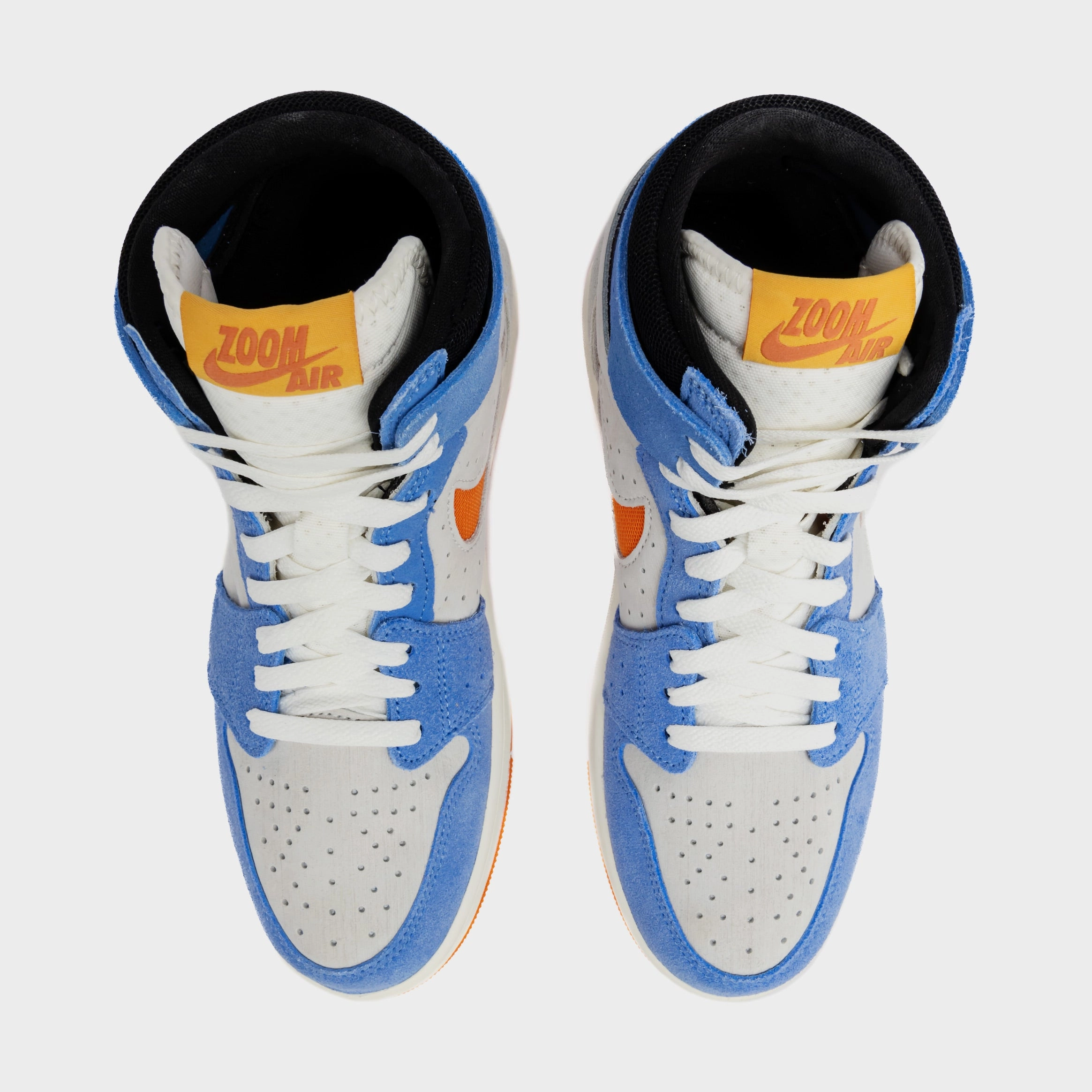 Air Jordan 1 Zoom CMFT 2 Royal Pulse Mens Basketball Lifestyle Shoes (Blue/Orange) Air Jordan 1 original design shoes