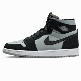 Air Jordan 1 Zoom CMFT 'Black Light Smoke Grey' Air Jordan 1 sneakers with heritage court style