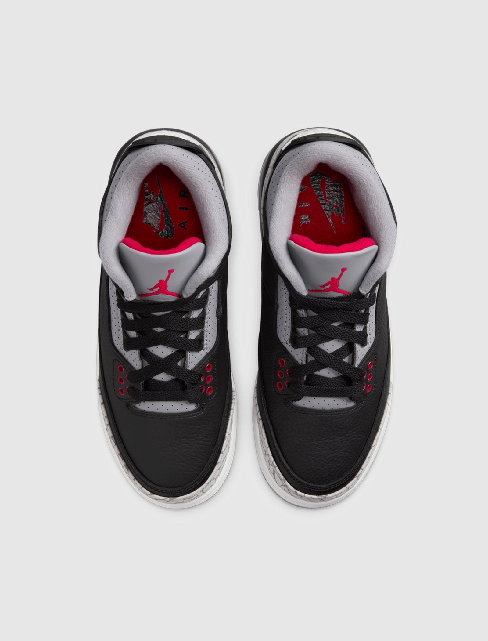 AIR JORDAN 3 RETRO "BLACK CEMENT" GS Retro basketball lifestyle shoes