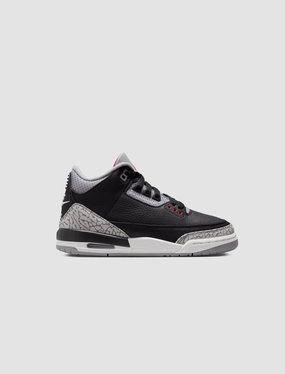AIR JORDAN 3 RETRO "BLACK CEMENT" GS Iconic Air Jordan streetwear sneakers