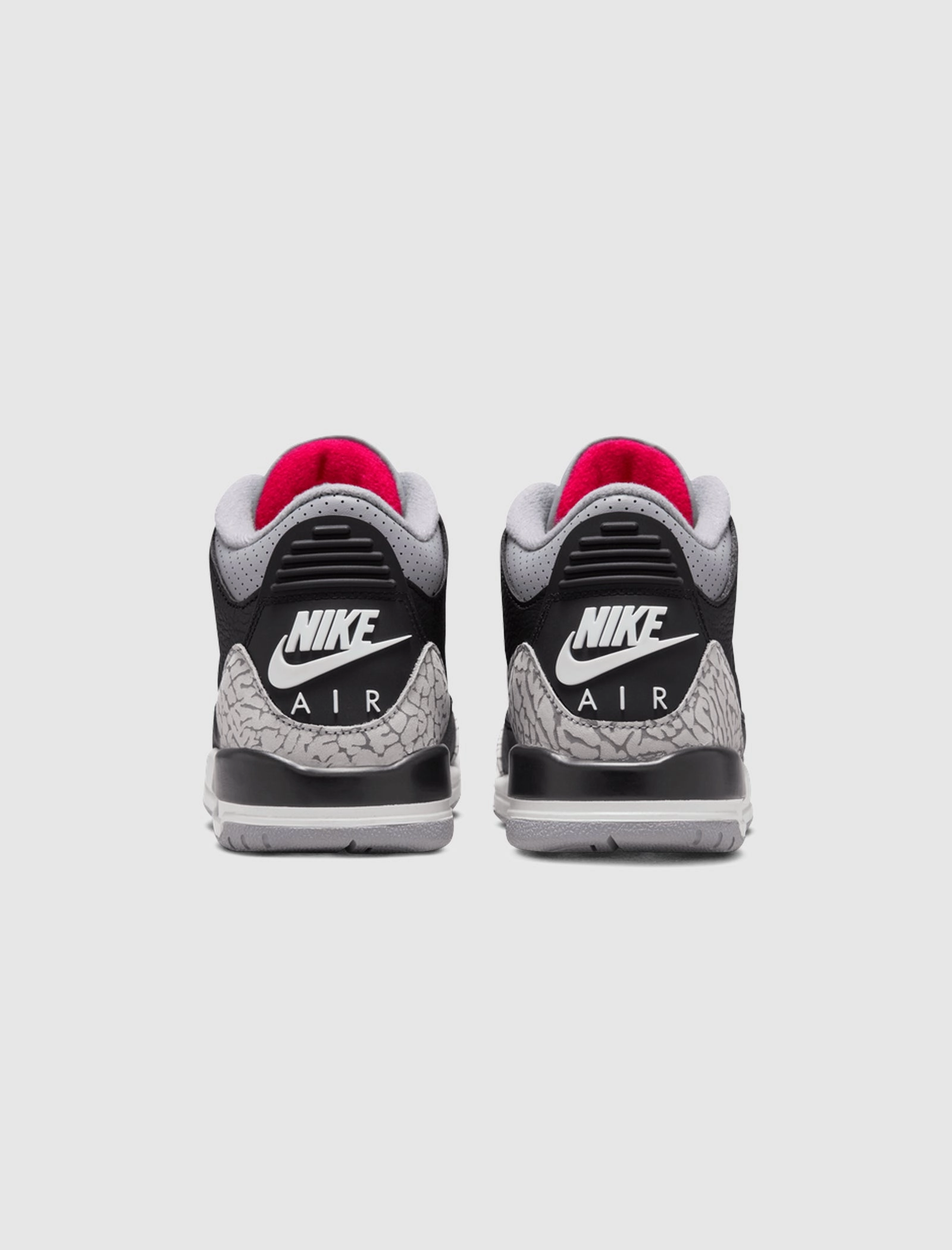 AIR JORDAN 3 RETRO "BLACK CEMENT" GS Retro basketball lifestyle shoes
