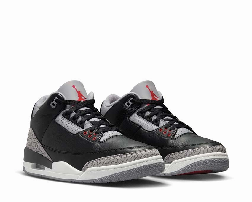 Air Jordan 3 Retro "Black Cement" Timeless hoop footwear