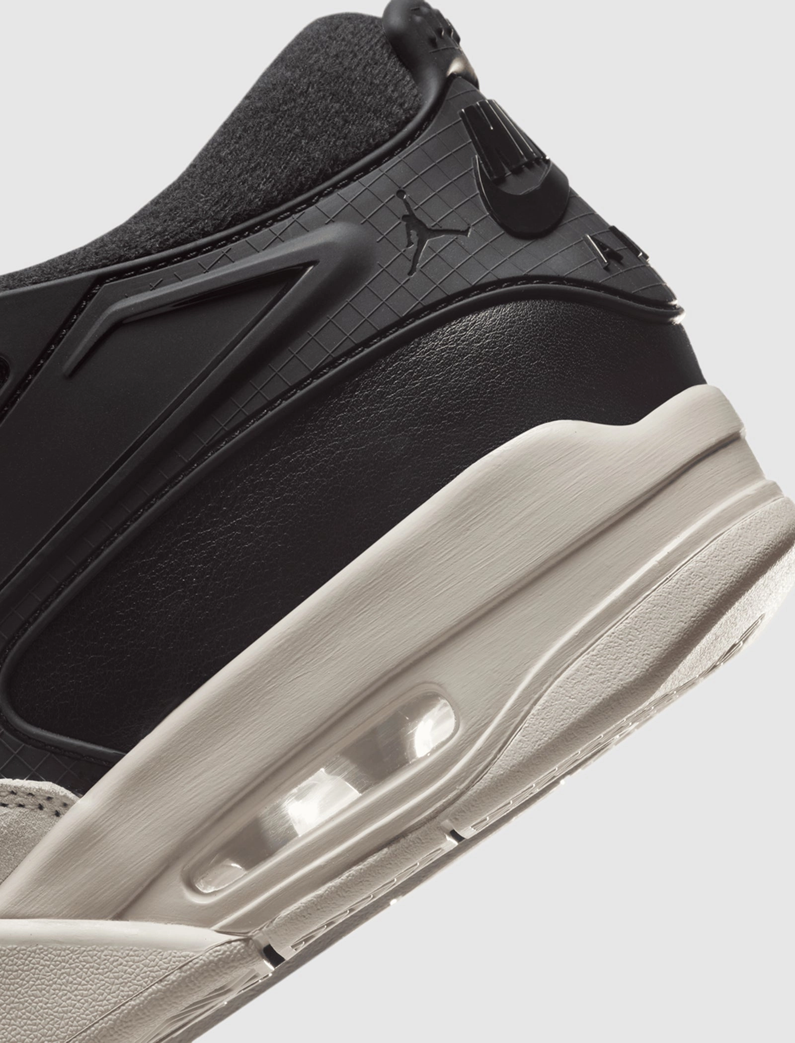 AIR JORDAN 4 REMIX "BLACK/LIGHT BONE" Retro basketball lifestyle shoes