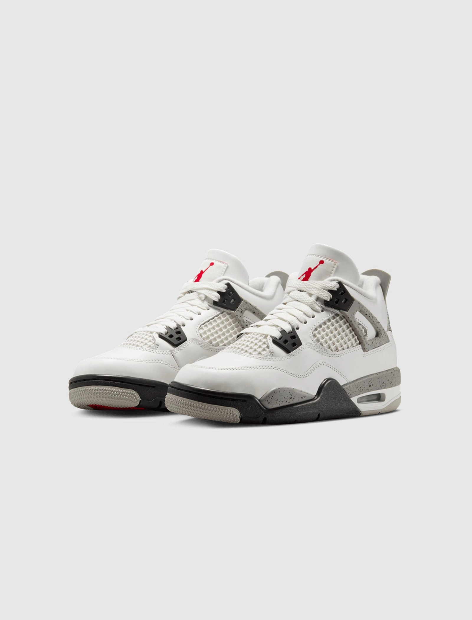 AIR JORDAN 4 RETRO "WHITE CEMENT" GS Retro basketball lifestyle shoes