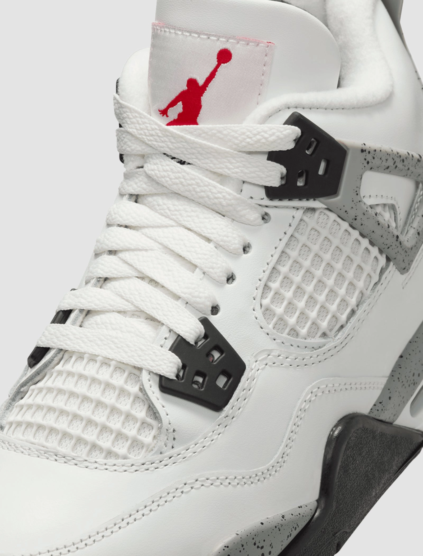 AIR JORDAN 4 RETRO "WHITE CEMENT" GS Retro basketball lifestyle shoes