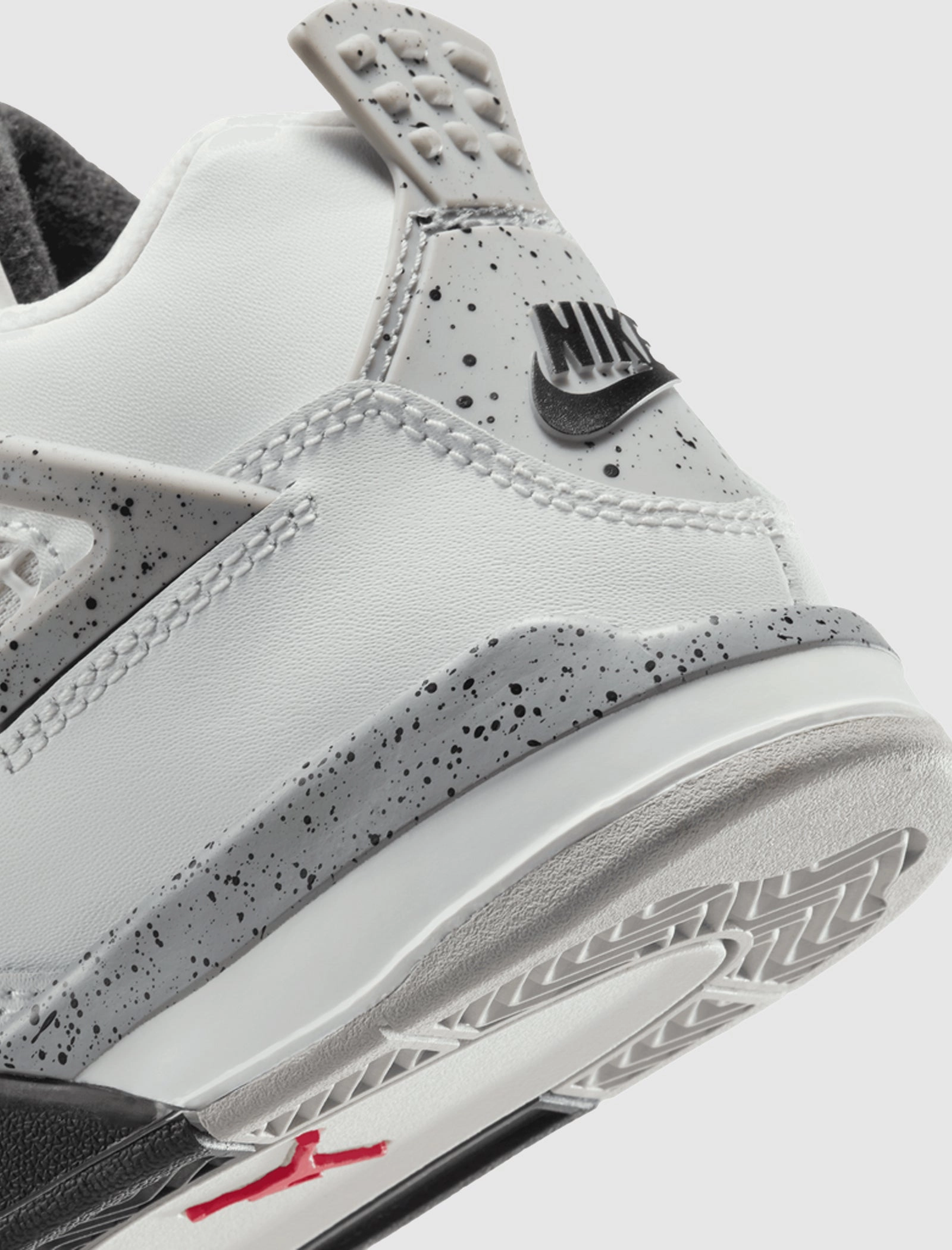 AIR JORDAN 4 RETRO "WHITE CEMENT" PS Retro basketball lifestyle shoes